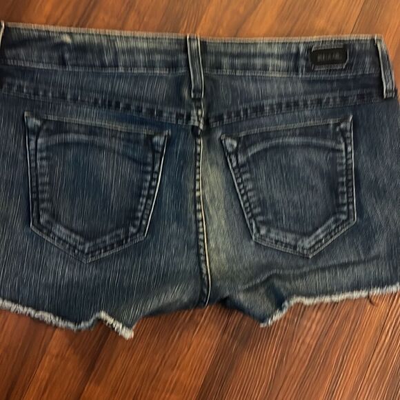 Jean Shorts / Black Shorts - Reversible - Bleulab NEW Size 27 - Shorts 2 in 1 - Picture 5 of 6